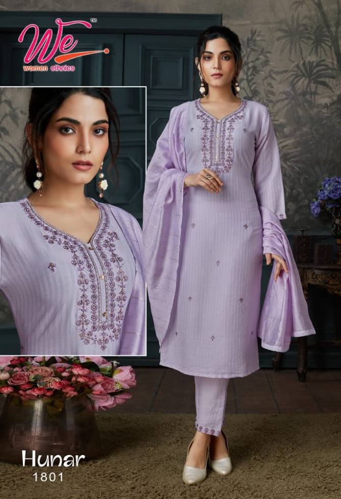 Hunar By We 1801-1806 Readymade Salwar Suits Catalog